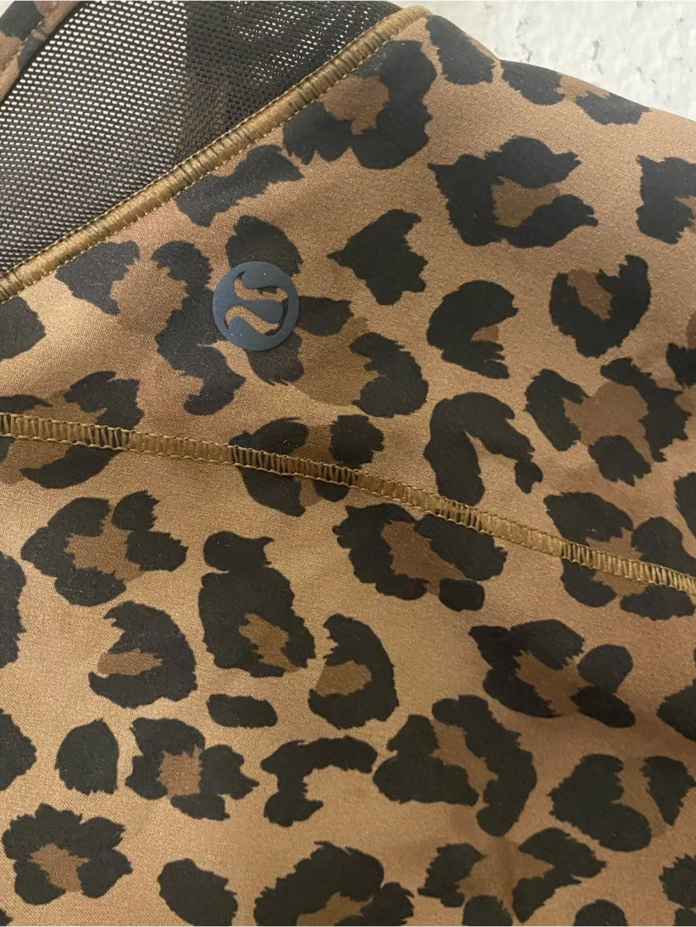Lulu lemon hotty hot high-rise lines shorts in cheetah print *DISCONTINUED*
